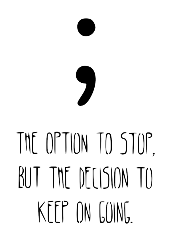 The option to stop.........
